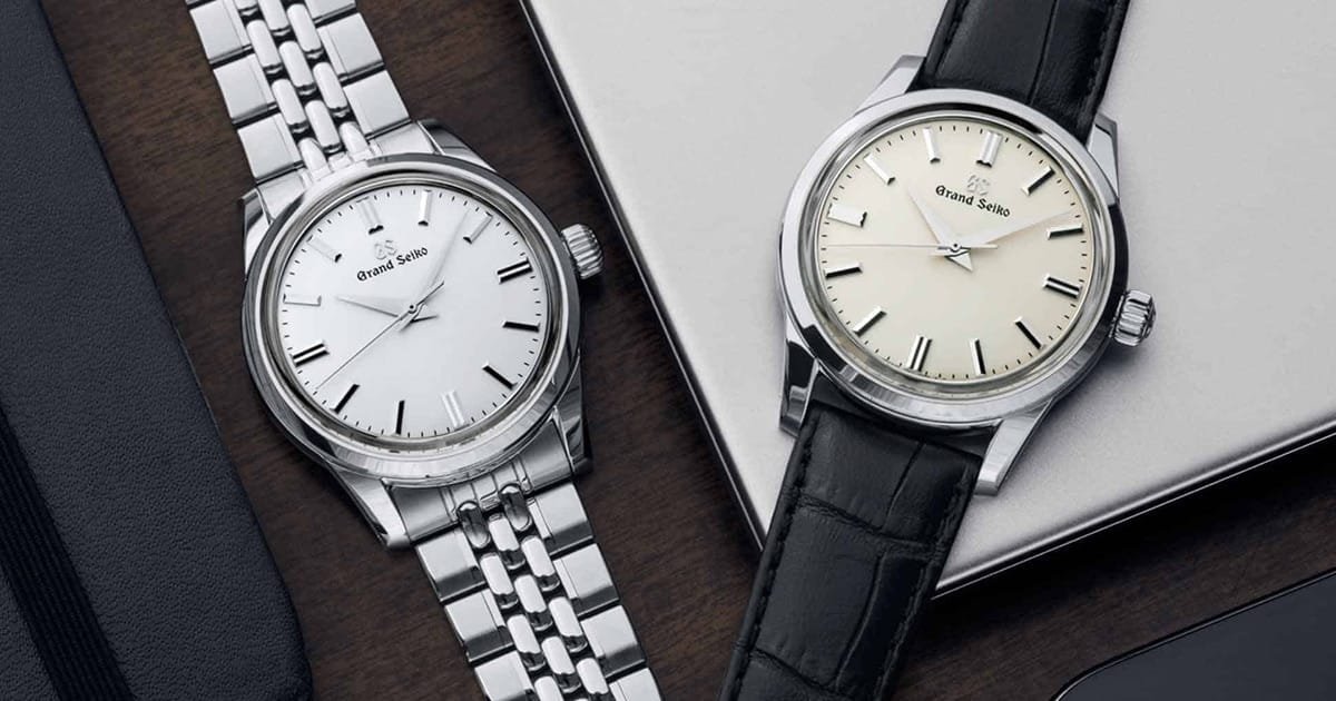 Top 10 First Watches to Kickstart Your Collection for Men 38 Grand Seiko watches with white and white dials give a classic and elegant look
